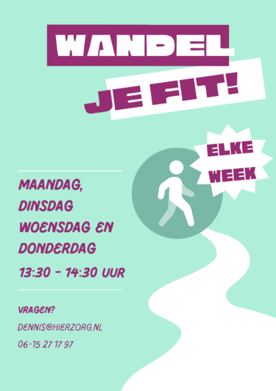 Wekelijkse wandel je fit